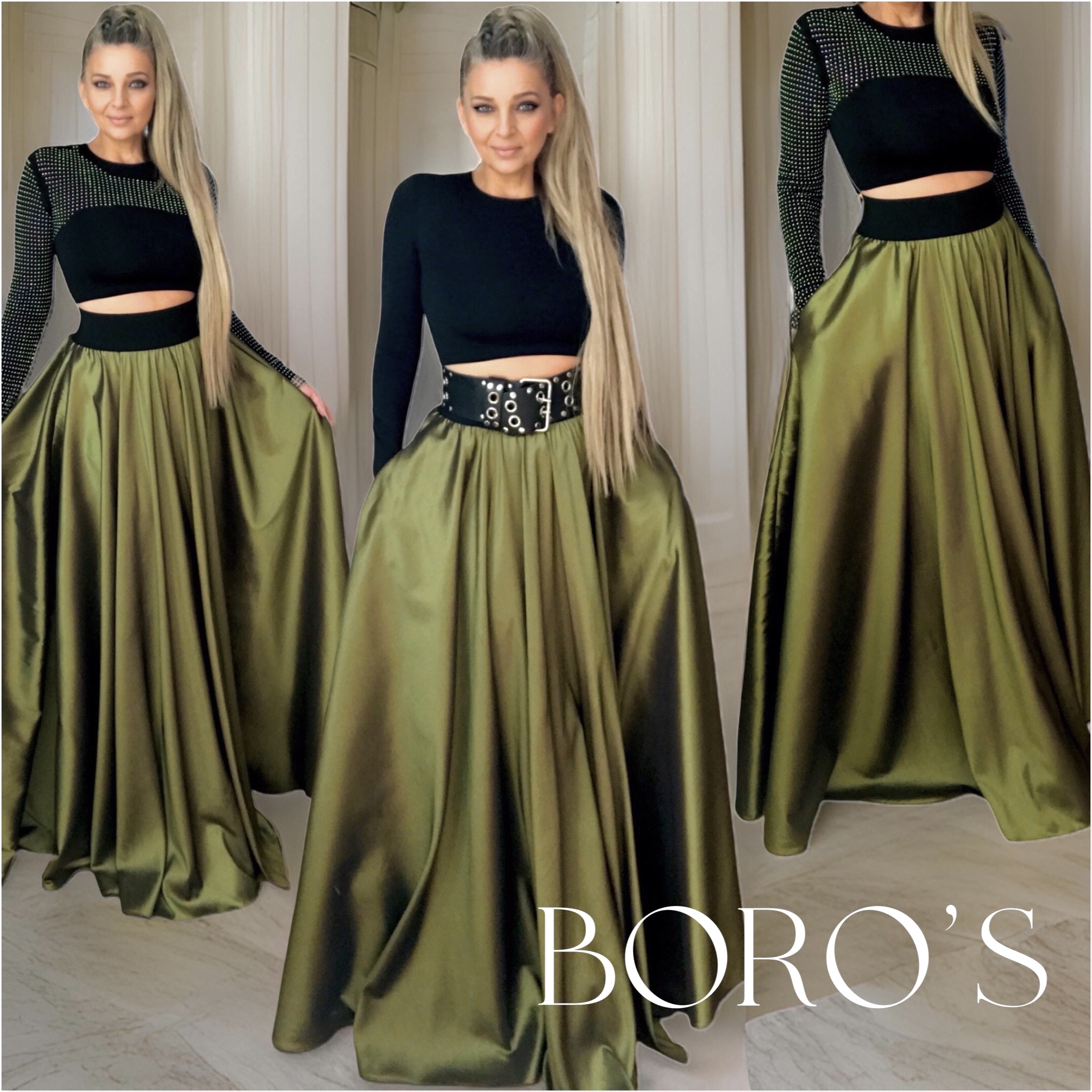 Dlouhá společesnká sukně BOROS SK-L-GR08